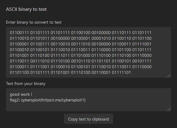 Binary Conversion